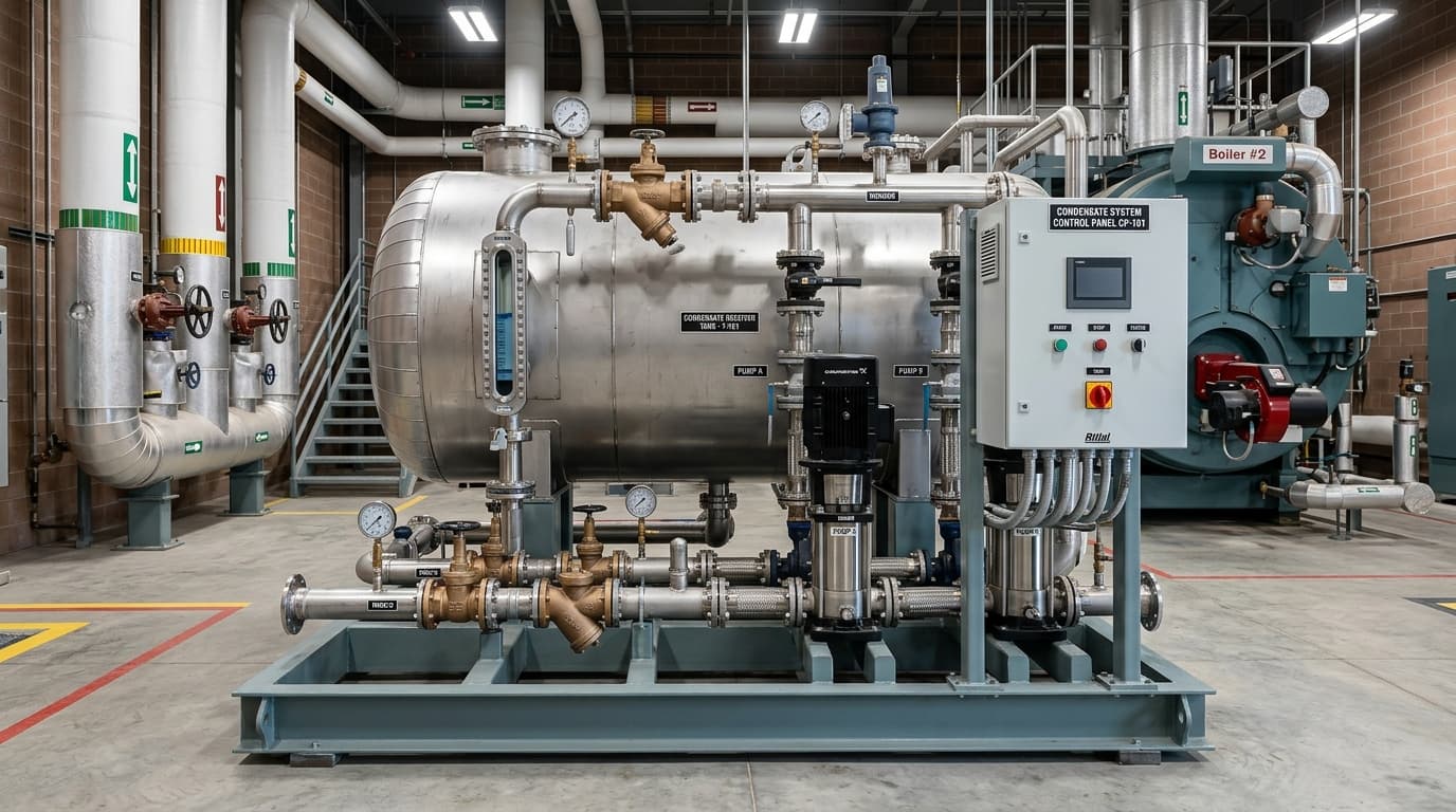 Condensate Recovery Systems — Industrial combustion and heating equipment by BS Energy India